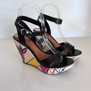 Colorful Wedge Sandals